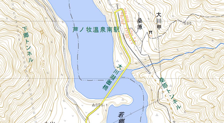 会津線・第一大川橋梁跡・2021